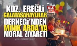 Kdz. Ereğli Galatasaraylılar Derneği’nden Minik Arda’ya Moral Ziyareti: "Biz Büyük Bir Aileyiz"