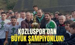Kozluspor'dan Şampiyonluk Kupası!