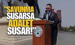 “Savunma Susarsa Adalet Susar!” Zonguldak’ta Avukatlar Günü’nde Güçlü Mesajlar...
