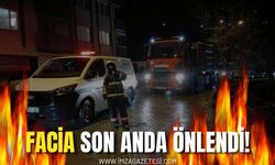 Zonguldak'ta Yangın Faciası Son Anda Önlendi!