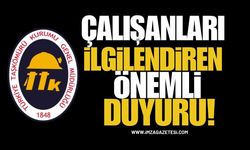 TTK’dan Çalışanları İlgilendiren Önemli Duyuru!