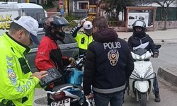 Zonguldak’ta Motosiklet Ve Kuryelere Sıkı Denetim