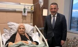 Vali Hacıbektaşoğlu’ndan Saadet Oruç’a Geçmiş Olsun Ziyareti