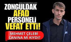 Zonguldak AFAD Camiasının Acı Kaybı! Mehmet Çelebi Canına Mı Kıydı?
