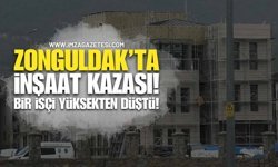 Zonguldak'ta Bir İşçi İnşaattan Düştü!