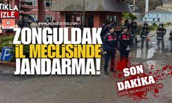 Zonguldak İl Genel Meclisinde Jandarma!