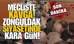 Zonguldak Siyasetinde Kara Gün! Mecliste Kavga, İçeride Slogan!