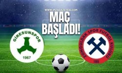 Zonguldakspor Giresunspor maçı başladı