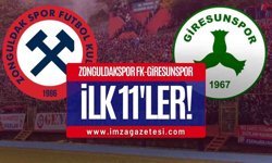 Zonguldakspor Giresunspor Maçı İlk 11 Açıklandı