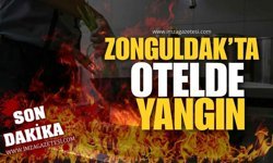 Zonguldak'ta Otelde Yangın! Ekipler Zamanla Yarıştı!