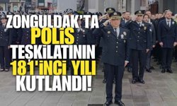 Zonguldak’ta Polis Teşkilatının 181’inci Yılı Coşkuyla Kutlandı