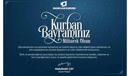 Basın İlan Kurumu Genel Müdürü Abdulkadir Çay'ın bayram tebriği