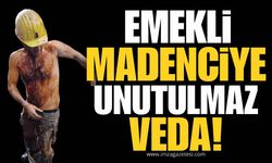 Emekli Madenciye Ocakta Unutulmaz Veda!