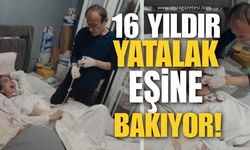 Yatalak Eşine 16 Yıldır Bakan Vefakâr Eş: “Hayırseverlerden Destek Bekliyoruz”
