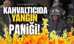Zonguldak’taki Kahvaltıcıda Yangın Paniği!