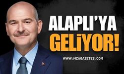 Süleyman Soylu Alaplı’ya Geliyor