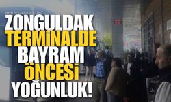 Zonguldak’ta Kurban Bayramı Öncesi Terminalde Yoğunluk Başladı