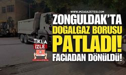 Doğalgaz Borusu Patladı, Faciadan Dönüldü!