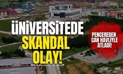 Pencereden Can Havliyle Atladı! Üniversitede Skandal Olay!