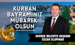 Devrek Belediye Başkanı Özcan Ulupınar Kurban Bayramı Mesajı
