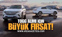 Sadece 569 Bin TL Peşinatla Togg Fırsatı: 1 Milyon TL Sıfır Faiz Kampanyasında Son Günler!