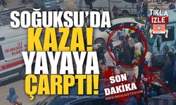 Soğuksu’da Trafik Kazası! Dolmuş Yayaya Çarptı