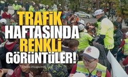 Trafik Haftasında Renkli Görüntüler!