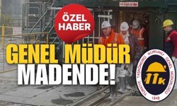 TTK Genel Müdürü Kurmaylarıyla Maden Ocağında!