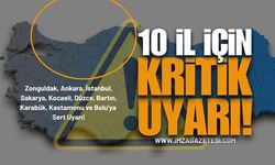 Zonguldak, Ankara, İstanbul, Sakarya, Kocaeli, Düzce, Bartın, Karabük, Kastamonu ve Bolu'ya Uyarı!