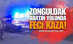 Zonguldak-Bartın Yolunda Feci Kaza: Kafa Kafaya Çarpıştı!