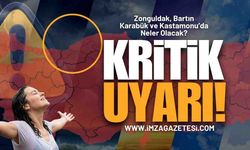 Zonguldak, Karabük, Bartın ve Kastamonu İçin Uyarı Verildi