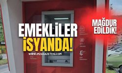 Emekliler İsyanda! Bankamatik Arızası Vatandaşı Mağdur Etti!