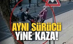 Motosiklet Sürücüsünden İkinci Kaza!