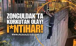 Zonguldak'ın İlçesinde Korkutan Olay: Kendini Atmak İstedi