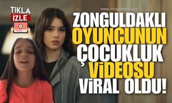 Zonguldaklı Oyuncu Ülkü Hilal Çiftçi'nin Çocukluk Videosu Viral Oldu!