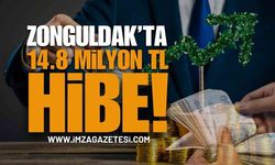 Zonguldak’ta 14 milyon 801 bin 977 TL 89 Kuruş Hibe!