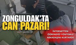 Zonguldak'ta Can Pazarı! İnternetten Öğrendiği Yöntemle Arkadaşını Kurtardı!