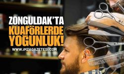 Zonguldak'ta Kurban Bayramı Öncesi Kuaför ve Berberlerde Yoğunluk Arttı