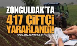 Zonguldak’taki 417 Çiftçi Faydalandı!