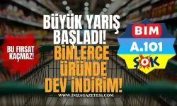 Market Devleri Yarışa Girdi! Binlerce Üründe Dev İndirim! Bu Fırsat Kaçmaz!