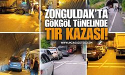 Gökgöl Mağarası Tünelinde Görünmez Kaza: Tır Duvara Çarptı, Zonguldak Trafiği Kilitlendi!