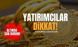 Yatırımcılar Dikkat! Altında Son Durum!