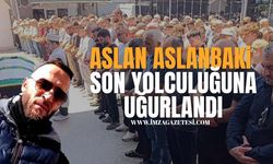 Bıçaklı Saldırıda Hayatını Kaybeden Aslan Aslanbaki Son Yolculuğuna Uğurlandı.
