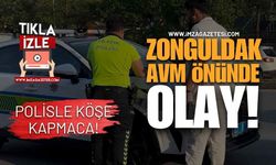 AVM Önünde Polisle Köşe Kapmaca!