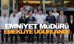 Emniyet müdürü emekliye uğurlandı!