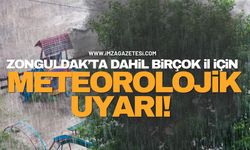 Zonguldak dahil birçok il için meteorolojik uyarı! Sağanak ve gök gürültüsü geliyor!