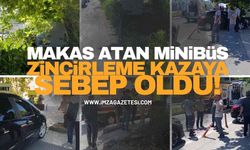 Zonguldak’ta Makas Atan Minibüs Zincirleme Kazaya Sebep Oldu!