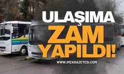 Ereğli'de Toplu Ulaşıma Zam!