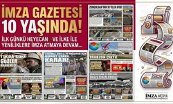 İlk günkü heyecan ve ilke ile yeniliklere İmza atmaya devam… İmza Gazetesi 10 Yaşında!