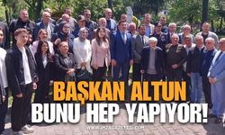 Başkan Kamil Altun bunu hep yapıyor!